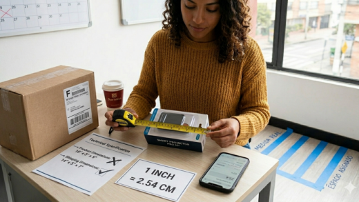 Cómo convertir pulgadas a centímetros para compras internacionales sin equivocarse